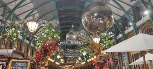 Decoración navideña del mercado de Covent Garden
