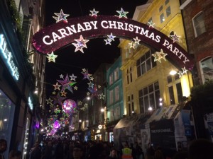 Iluminación Carnaby Street 2015.